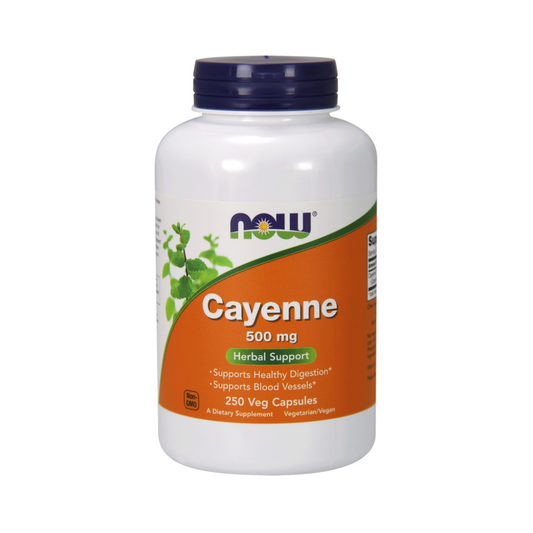 NOW FOODS CAYENNE 500MG - 250 VCAPS