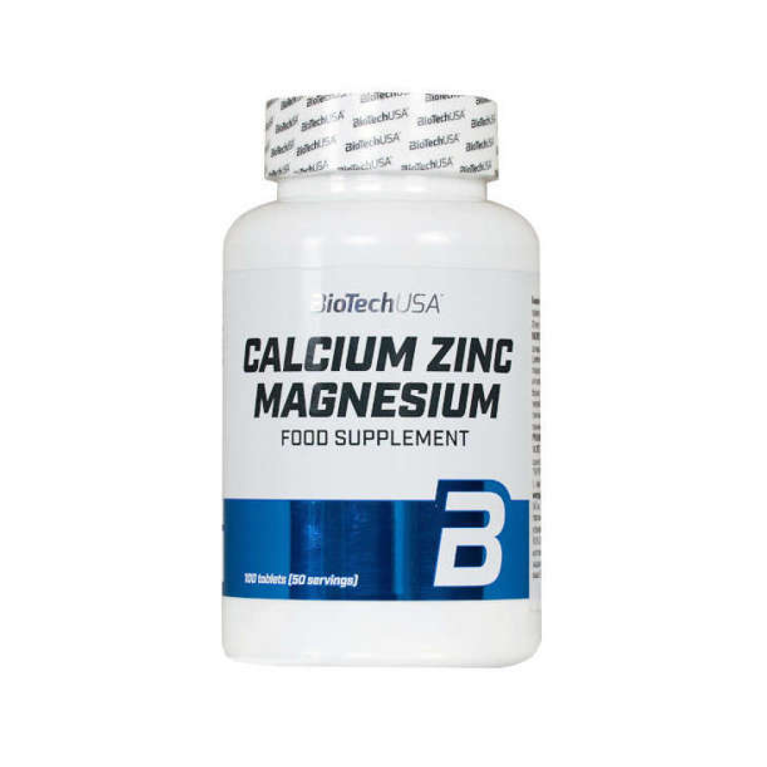 BIOTECHUSA CALCIUM ZINC MAGNESIUM - 100 TABLETS