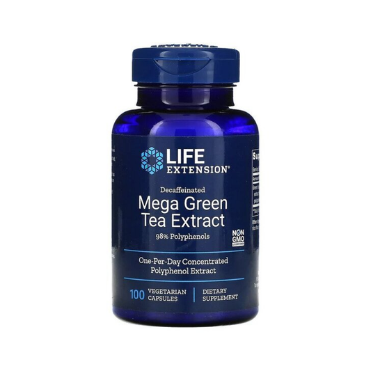LIFE EXTENSION MEGA GREEN TEA EXTRACT - 100 VCAPS