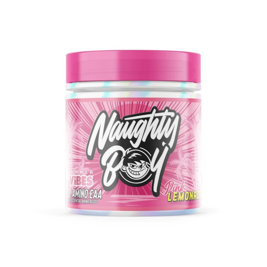 NAUGHTY BOY SUMMER VIBES - AMINO EAA PINK LEMONADE - 345 GRAMS