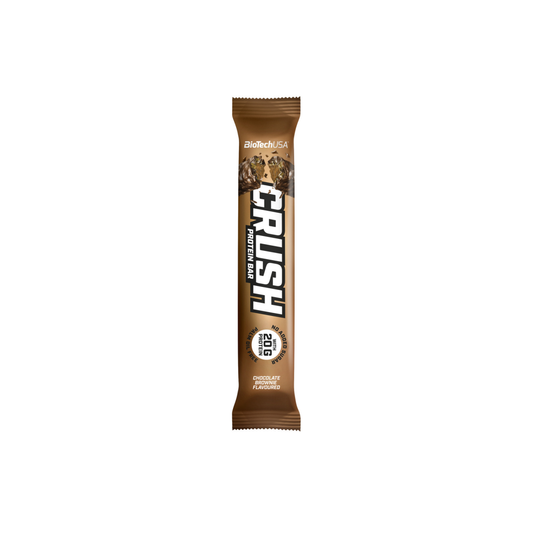 BIOTECHUSA CRUSH BAR CHOCOLATE BROWNIE - 12 X 64G