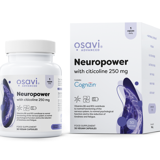 OSAVI NEUROPOWER WITH CITICOLINE 250MG - 30 VEGAN CAPS