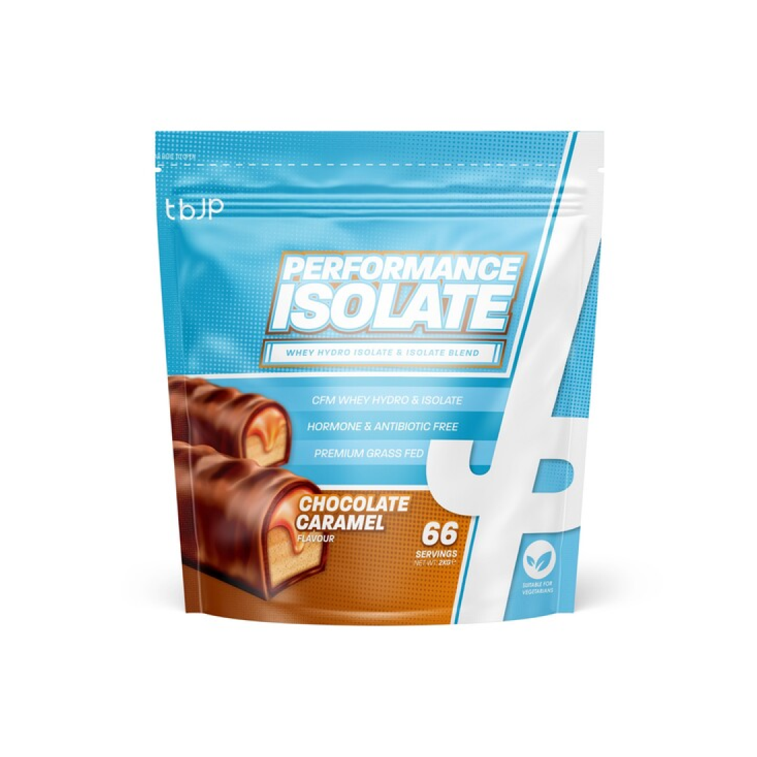 TRAINED BY JP PERFORMANCE ISOLATE CHOCOLATE CARAMEL - 2000 GRAMS