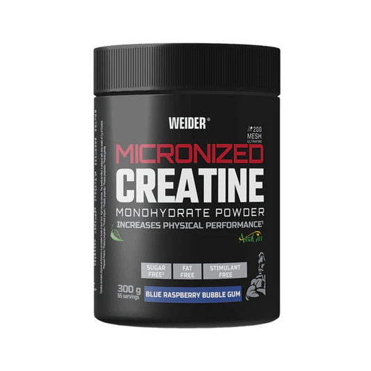 WEIDER MICRONIZED CREATINE BLUE RASPBERRY BUBBLE GUM - 300 GRAMS