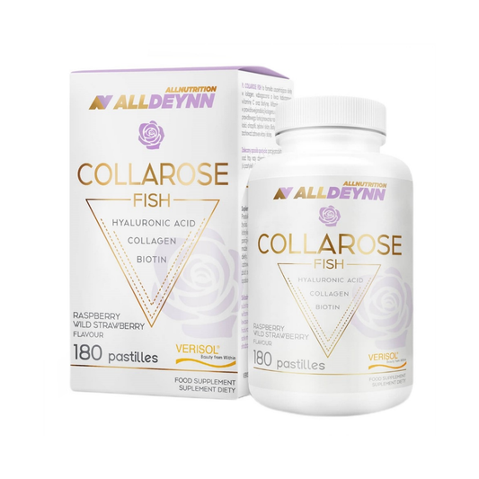 ALLNUTRITION ALLDEYNN COLLAROSE FISH RASPBERRY WILD STRAWBERRY - 180 PASTILLES