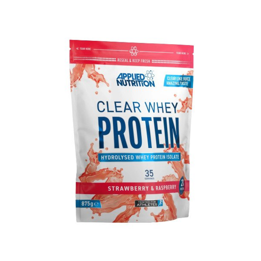 APPLIED NUTRITION CLEAR WHEY PROTEIN STRAWBERRY & RASPBERRY - 875 GRAMS