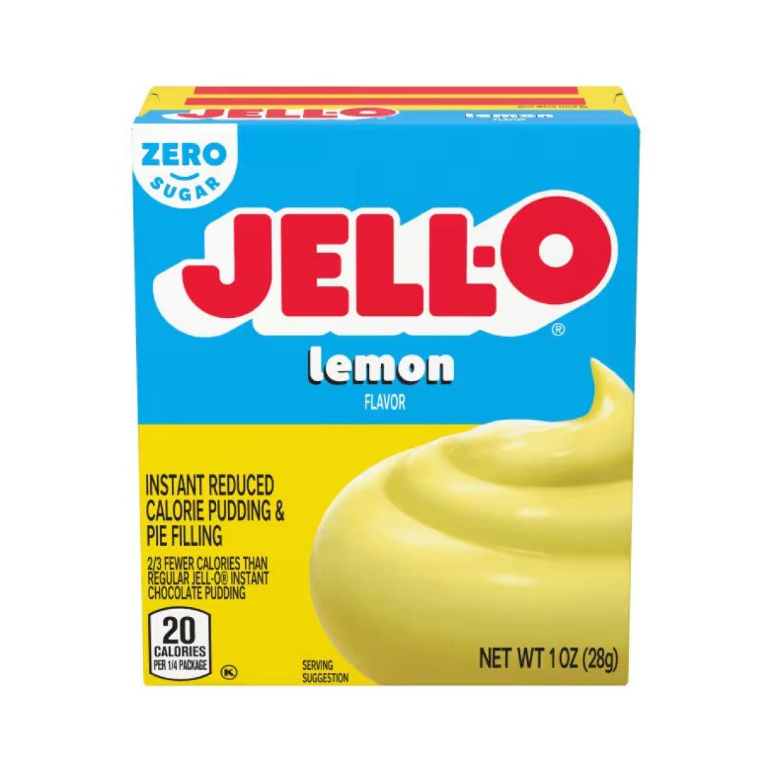 JELL-O INSTANT PUDDING & PIE FILLING SUGAR FREE LEMON - 28 GRAMS