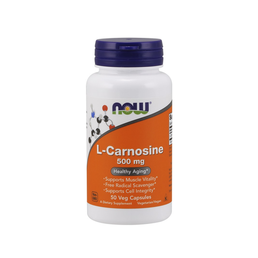 NOW FOODS L-CARNOSINE 500MG - 50 VCAPS