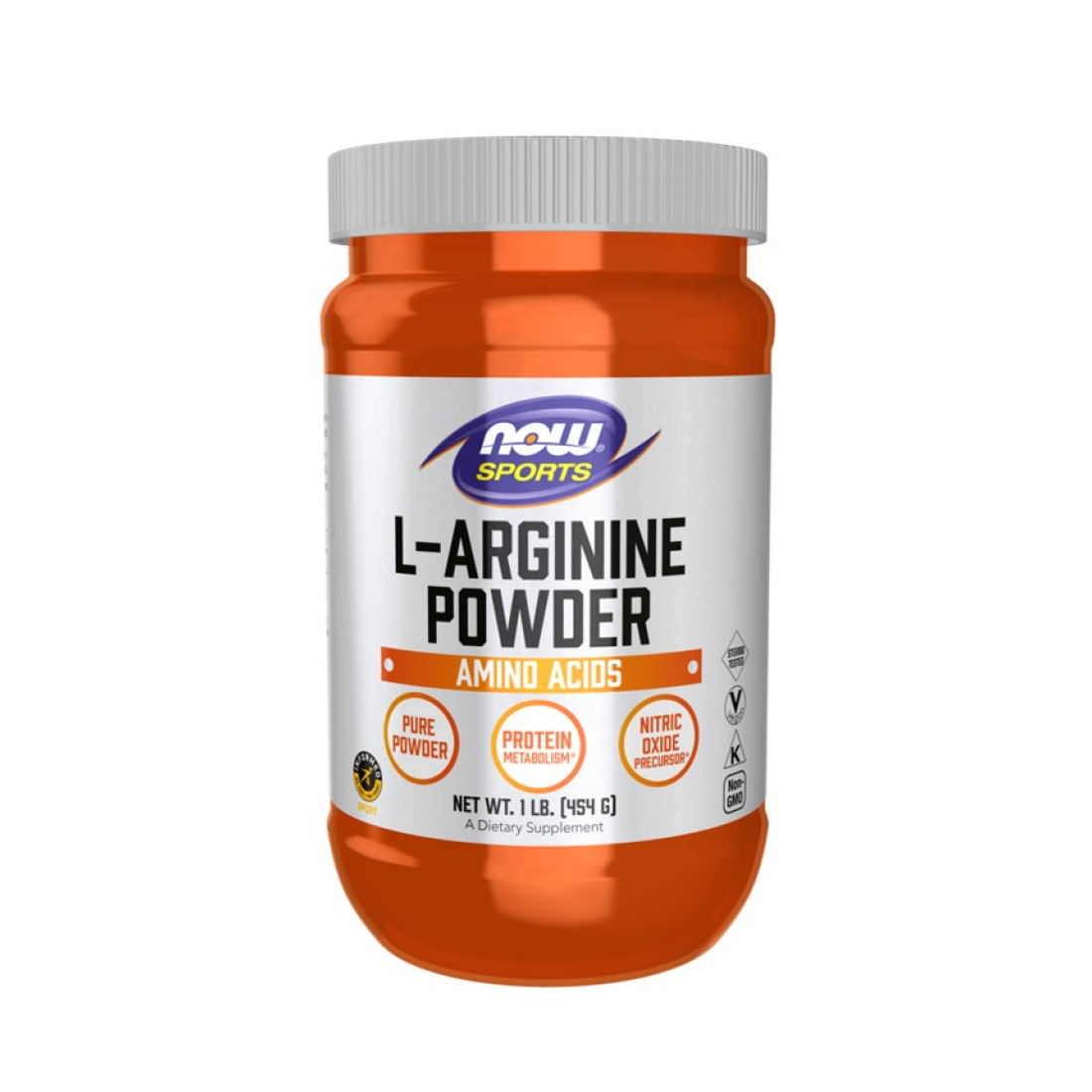 NOW FOODS L-ARGININE POWDER - 454 GRAMS