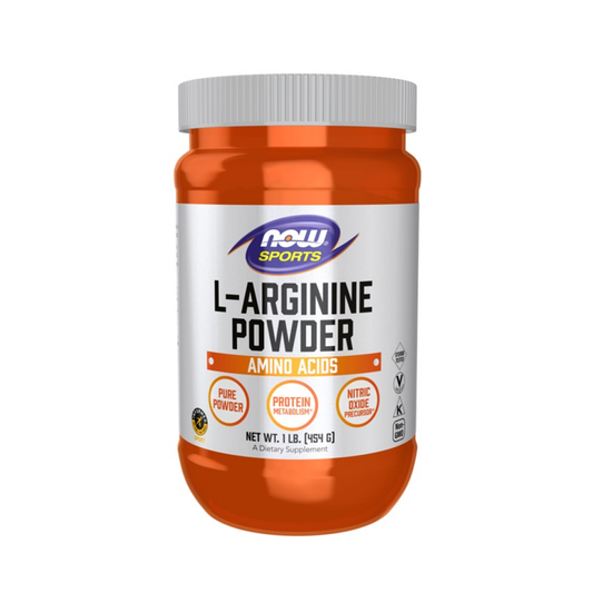 NOW FOODS L-ARGININE POWDER - 454 GRAMS