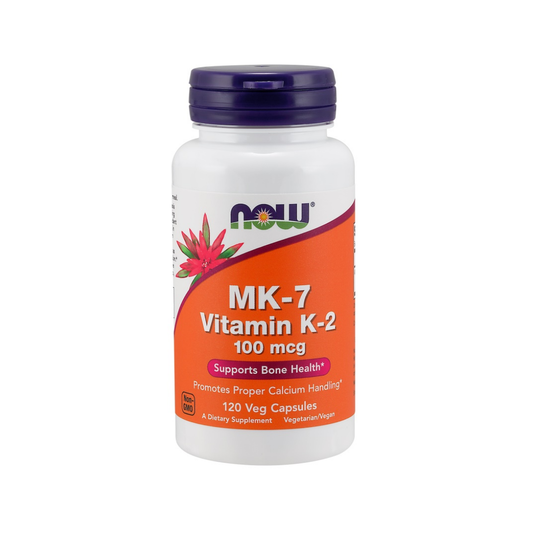 NOW FOODS MK-7 VITAMIN K-2 100MCG - 120 VCAPS