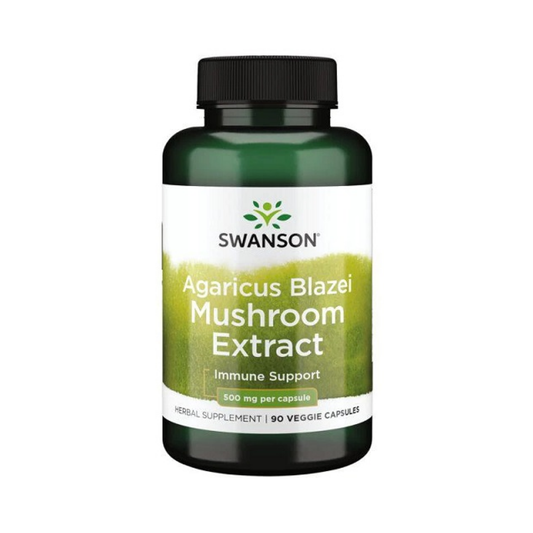 SWANSON AGARICUS BLAZEI MUSHROOM EXTRACT 500MG - 90 VCAPS