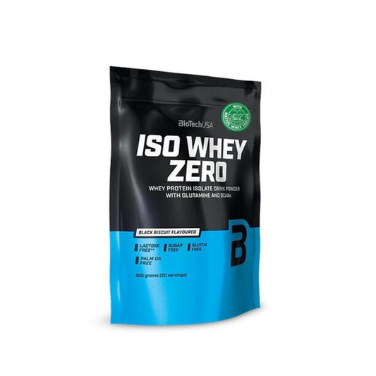 BIOTECHUSA ISO WHEY ZERO BLACK BISCUIT - 500 GRAMS