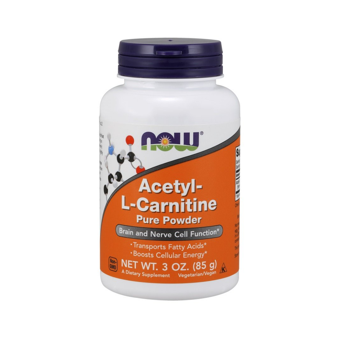 NOW FOODS ACETYL-L-CARNITINE PURE POWDER - 85 GRAMS