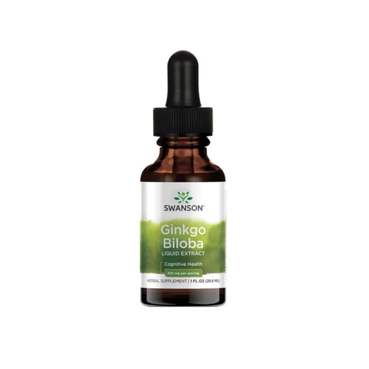 SWANSON GINKGO BILOBA LIQUID EXTRACT 250MG - 29 ML