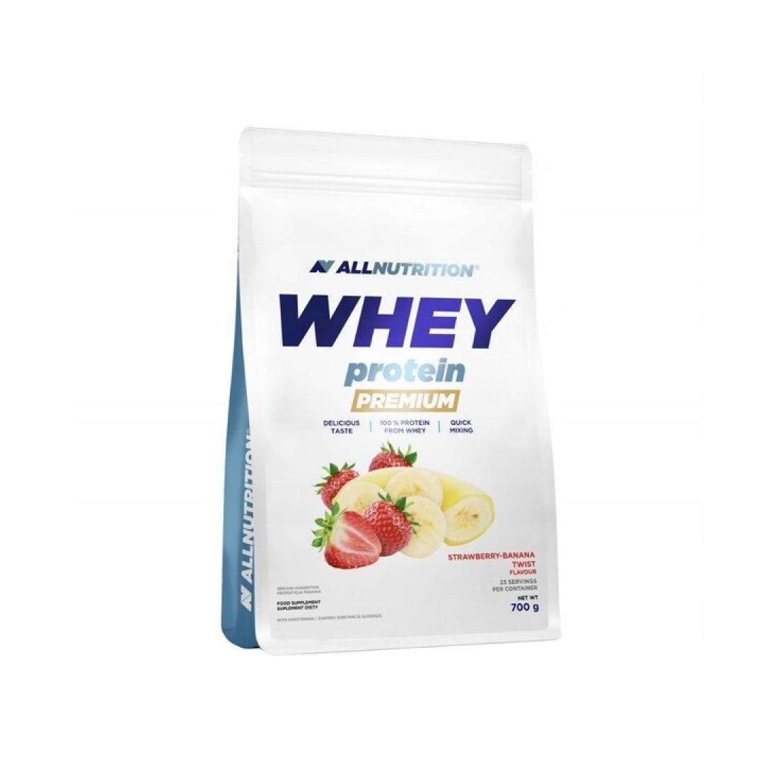 ALLNUTRITION WHEY PROTEIN PREMIUM STRAWBERRY BANANA TWIST - 700 GRAMS