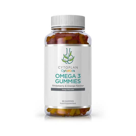 CYTOPLAN KID'S OMEGA 3 GUMMIES STRAWBERRY & ORANGE - 60 GUMMIES