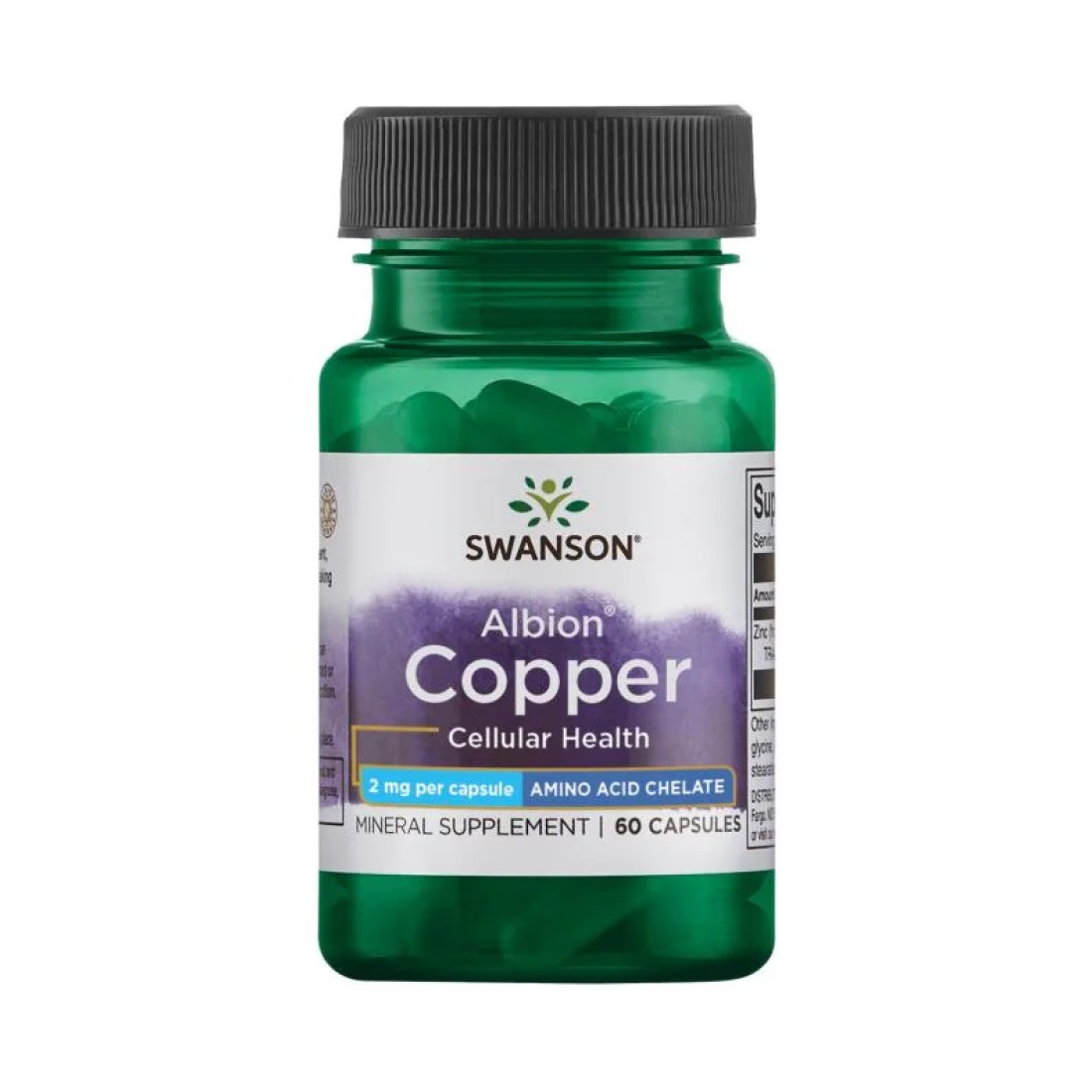 SWANSON ALBION COPPER 2MG - 60 CAPS