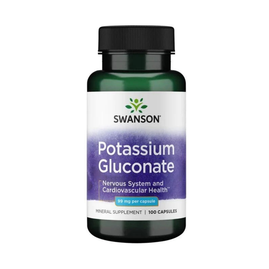 SWANSON POTASSIUM GLUCONATE 99MG - 100 CAPS