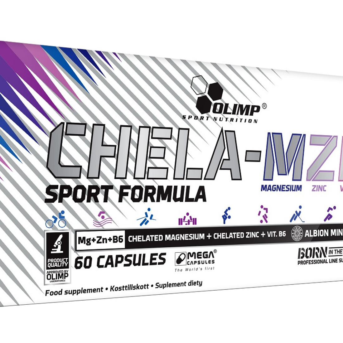 OLIMP NUTRITION CHELA MZB SPORT FORMULA - 60 MEGA CAPS