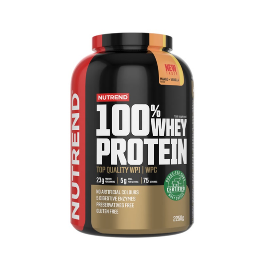 NUTREND 100% WHEY PROTEIN MANGO + VANILLA - 2250 GRAMS