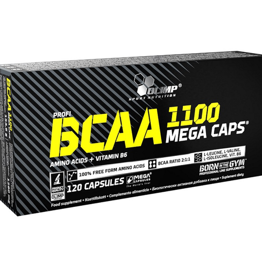 OLIMP NUTRITION BCAA 1100 MEGA CAPS - 120 CAPS