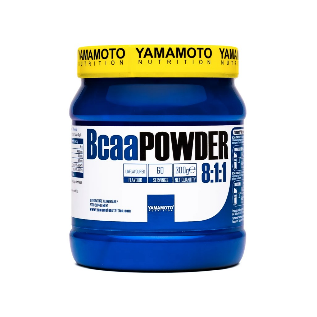 YAMAMOTO NUTRITION BCAA POWDER 8:1:1 UNFLAVOURED - 300 GRAMS