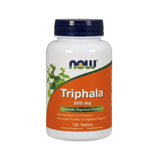 NOW FOODS TRIPHALA 500MG - 120 TABLETS