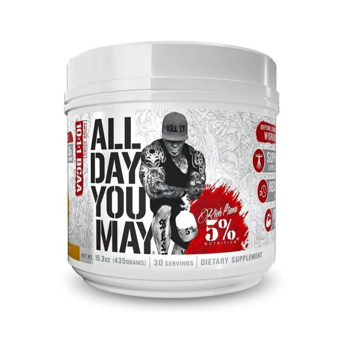 5% NUTRITION ALLDAYYOUMAY - LEGENDARY SERIES MANGO PINEAPPLE - 435 GRAMS