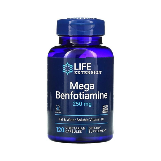 LIFE EXTENSION MEGA BENFOTIAMINE 250MG - 120 VCAPS