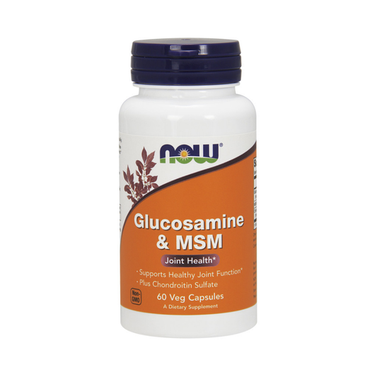 NOW FOODS GLUCOSAMINE & MSM - 60 VCAPS