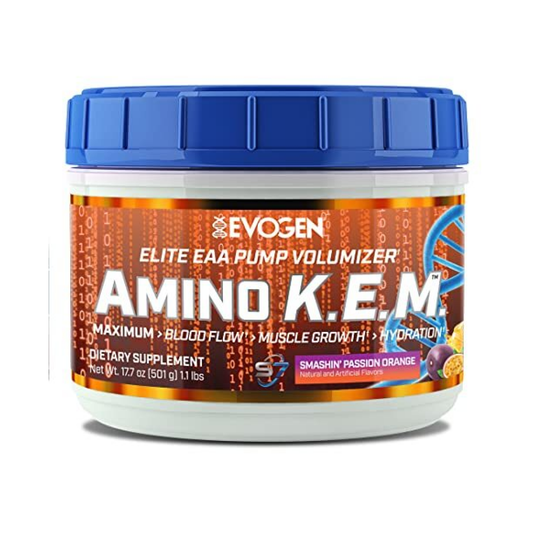 EVOGEN AMINO KEM EAA SMASHIN' PASSION ORANGE - 501 GRAMS