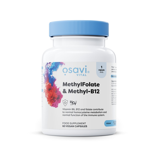 OSAVI METHYLFOLATE & METHYL-B12 - 60 VEGAN CAPS