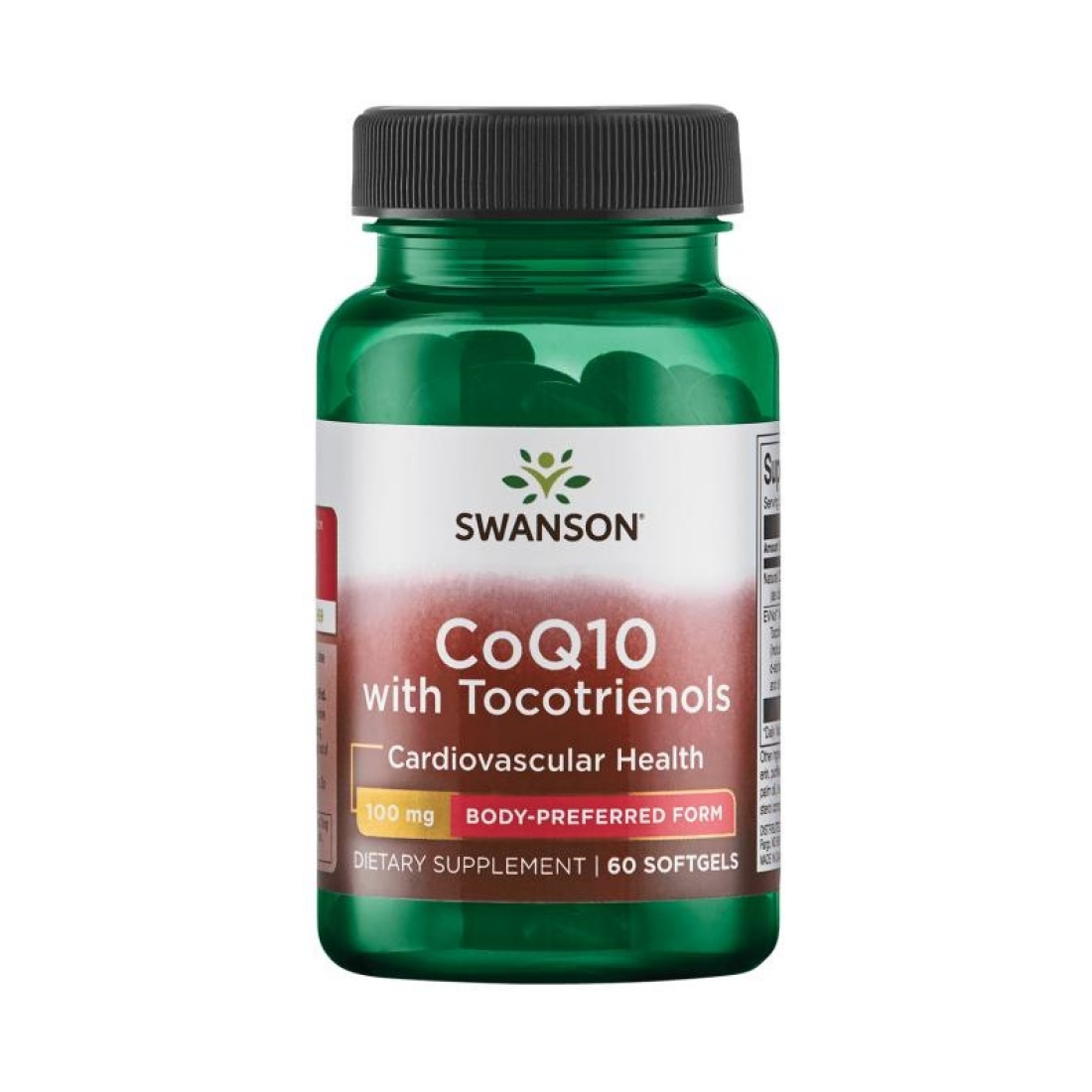 SWANSON COQ10 100 MG (WITH 10MG TOCOTRIENOLS) - 60 SOFTGELS
