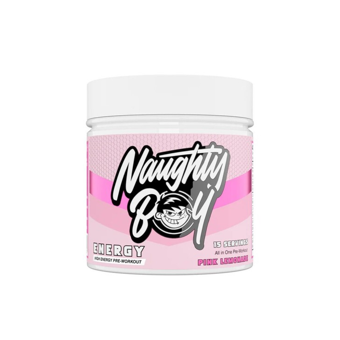 NAUGHTY BOY ENERGY PINK LEMONADE - 195 GRAMS