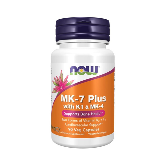NOW FOODS MK-7 PLUS WITH K1 & MK-4 - 90 VCAPS