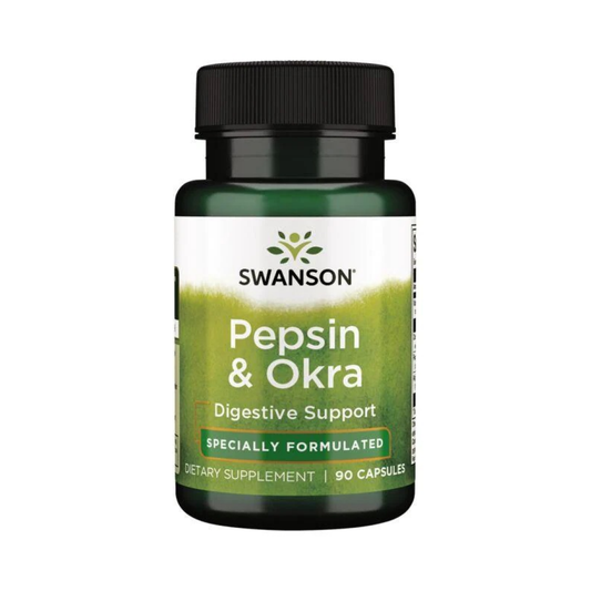 SWANSON PEPSIN & OKRA - 90 CAPS