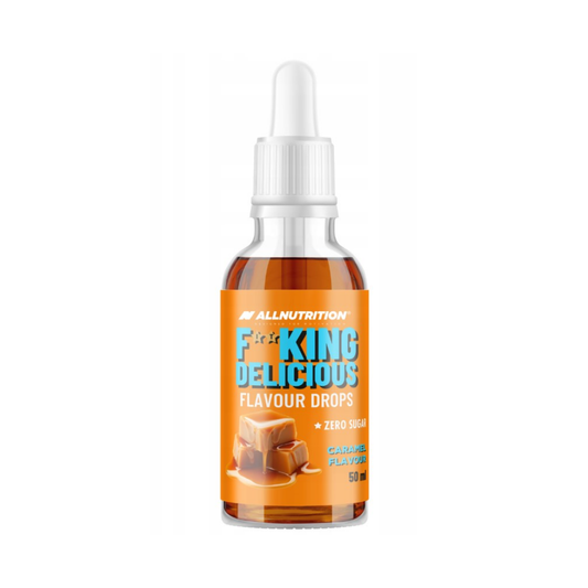 ALLNUTRITION FITKING DELICIOUS FLAVOUR DROPS CARAMEL - 50 ML
