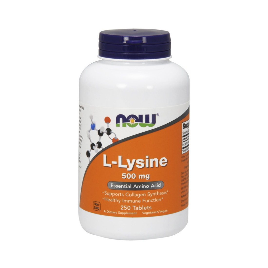 NOW FOODS L-LYSINE 1000MG - 250 TABLETS