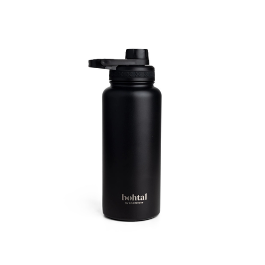 SMARTSHAKE BOHTAL INSULATED SPORTS BOTTLE BLACK - 960 ML