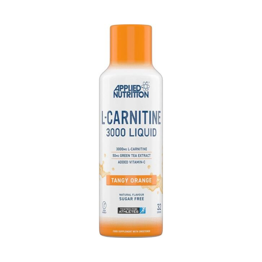 APPLIED NUTRITION L-CARNITINE LIQUID 3000 TANGY ORANGE - 480 ML