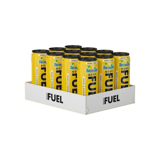 APPLIED NUTRITION BODYFUEL ENERGY CANS LEMONADE - 12 X 330 ML