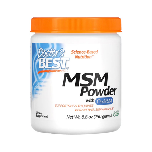 DOCTOR'S BEST MSM WITH OPTIMSM VEGAN POWDER - 250 GRAMS