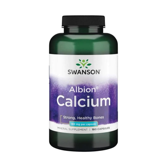 SWANSON ALBION CALCIUM 180MG - 180 CAPS