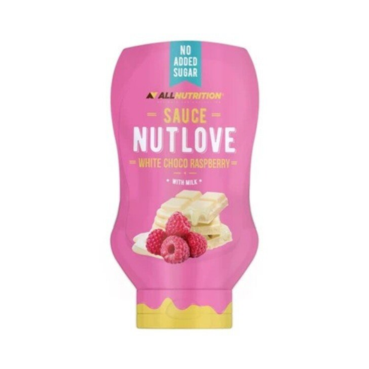 ALLNUTRITION NUTLOVE SAUCE WHITE CHOCO RASPBERRY - 280 ML