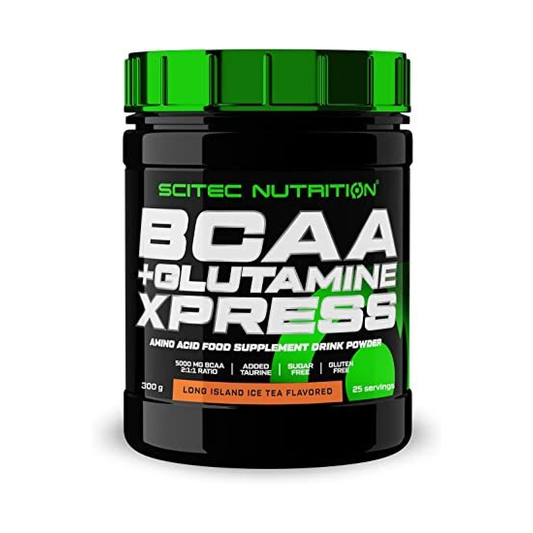 SCITEC BCAA + GLUTAMINE XPRESS LONG ISLAND ICE TEA - 300 GRAMS