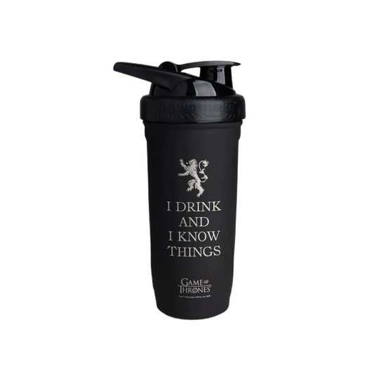 SMARTSHAKE REFORCE STAINLESS STEEL - GAME OF THRONES I DRINK AND I KNOW THINGS - 900 ML
