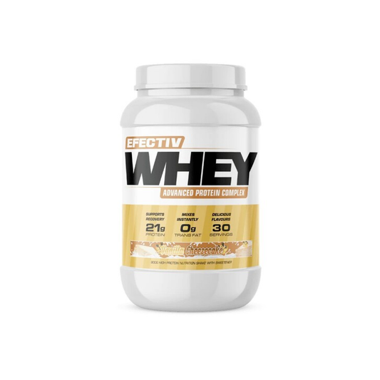 EFECTIV NUTRITION WHEY PROTEIN VANILLA CHEESECAKE - 900 GRAMS