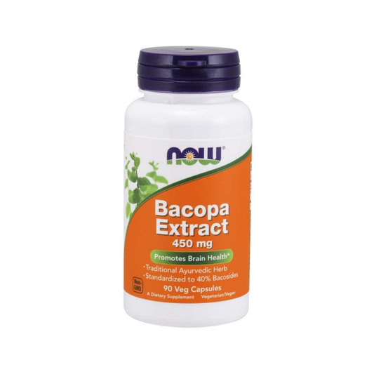 NOW FOODS BACOPA EXTRACT 450MG - 90 VCAPS