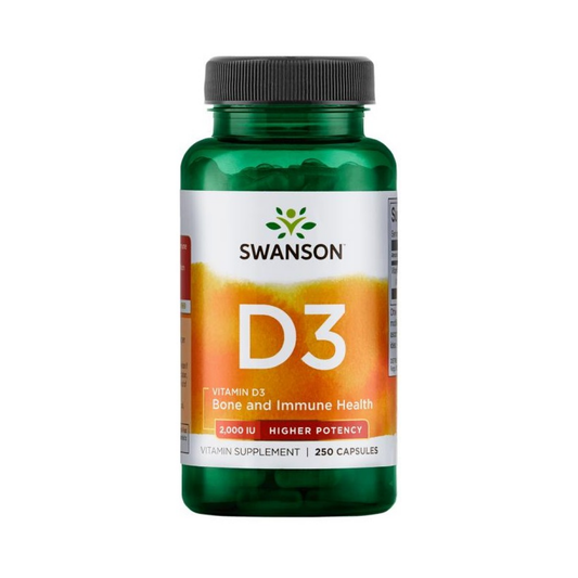 SWANSON VITAMIN D-3 2000 IU - 250 CAPS